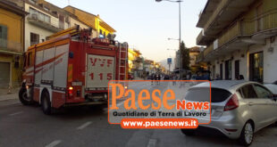 Vairano Patenora – Incidente all’alba lungo via Napoli: due ambulanze sul posto (il video)