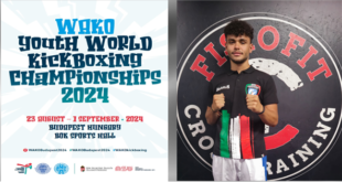 TEANO – BUDAPEST / DARIO DE FRANCESCO IN GARA CON LA NAZIONALE ITALIANA DI KICKBOXING