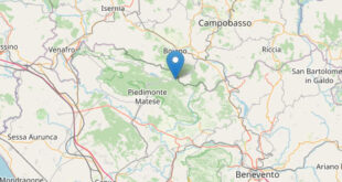 TERREMOTO – Scossa lieve nel cuore del Matese