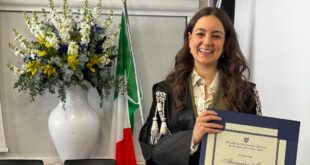 Alessandra è “Toga d’onore”