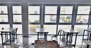 Infiltrazione d’acqua: crolla soffitto all’Università, paura per una studentessa del Matese